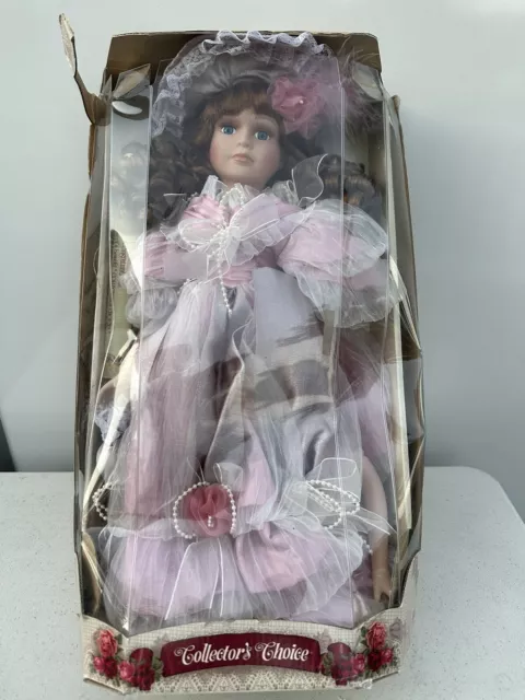 Collectors Choice Genuine Fine Bisque Porcelain Limited Edition Doll