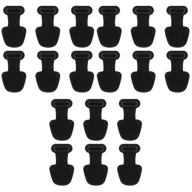18 Pcs Silicone Power Plug Type C Dust Plugs Small Charging Port Cover Black