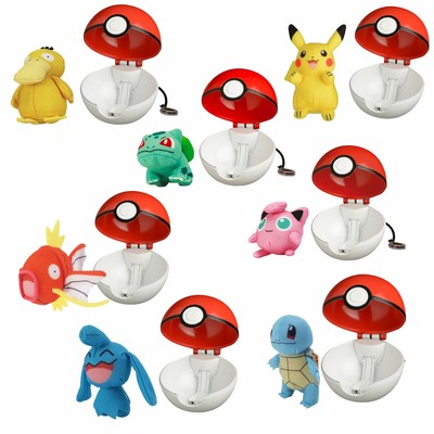 su ma Pokemon Poke Ball Bulbasaur Pokemon Action Figure Poke Ball a Apertura Automatica Throw N Pop Poké Ball” per Bambini e Adulti Festa Celebrazione Divertente Giocattolo Regalo Regalo 