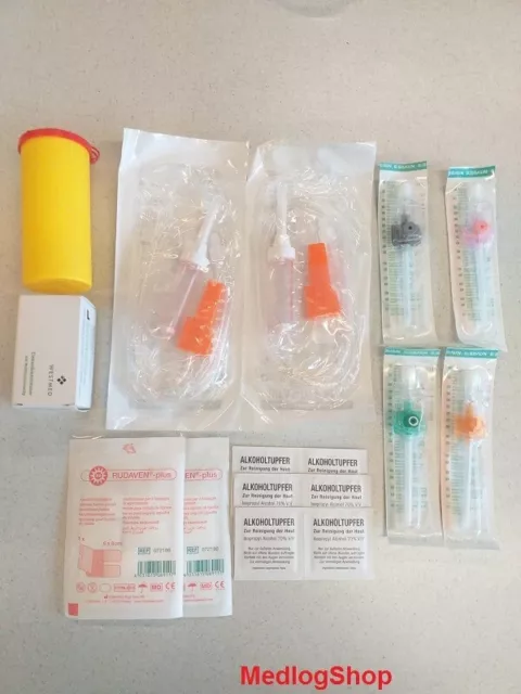 Infusion set, Infusionset, Nachfüllset,Notfallrucksack Notfallkoffer Erste Hilfe