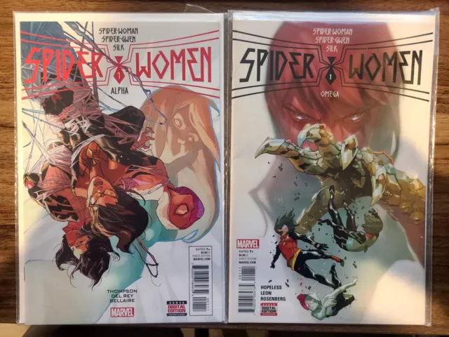 Spider-Women Alpha & Omega #1 1st team series Spider-Woman,Silk & Spider-Gwen NM