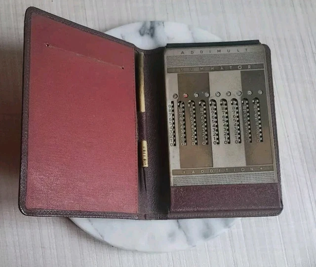 Ancienne Calculatrice Mécanique Olivetti SUMMA 15 – Vintage Fonctionnelle
