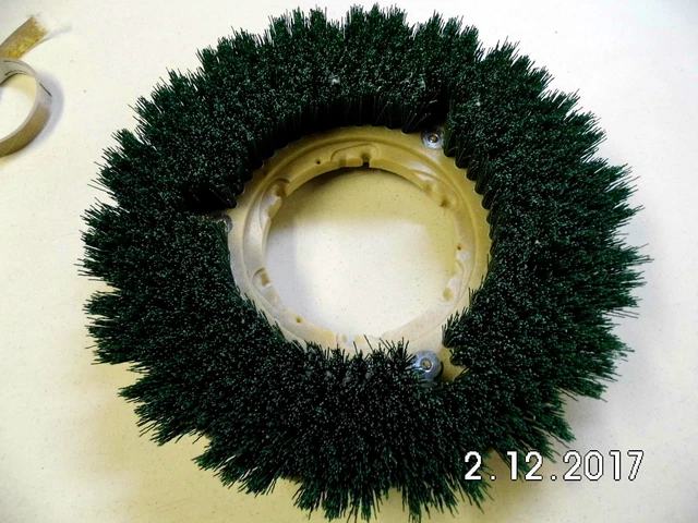 NEW OEM GREEN MALISH DISK BRUSH SCB 13.OD SCB NYL no box,