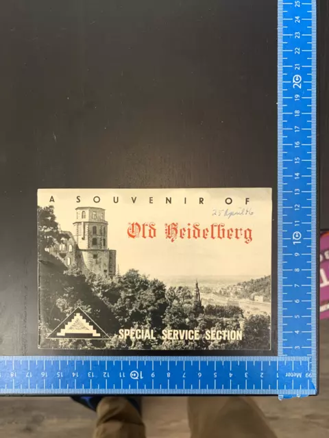 Souvenir book of Old Heidelberg - Vintage 1950's