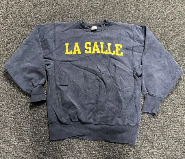 Champion Reverse Weave La Salle Lasalle College Crewneck Sweatshirt Size XL USA