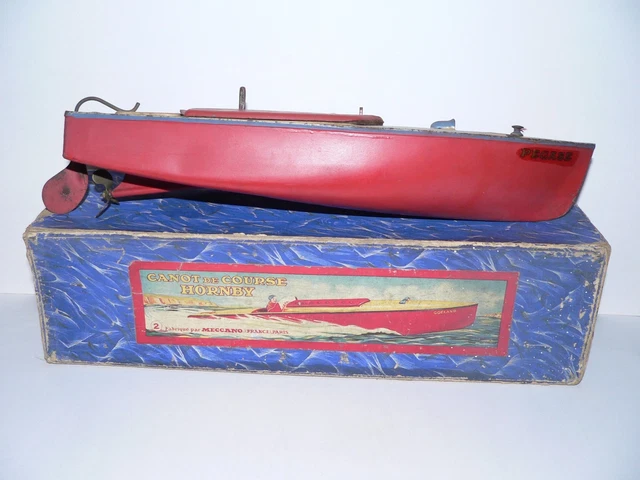 HORNBY CANOT MECANIQUE Mechanic. boat FREGATE N° 3 - 42 CM POUR PIECES For parts