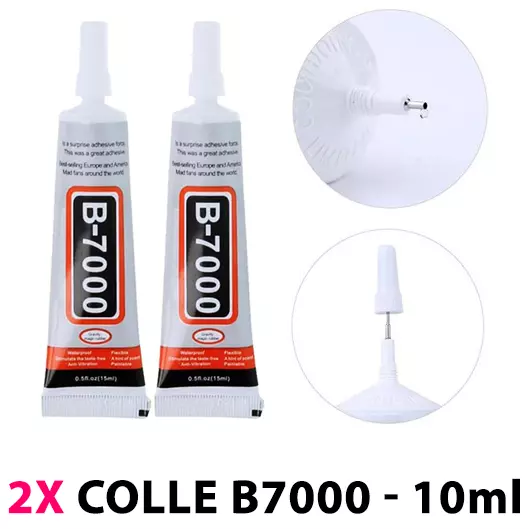COLLE B7000 25 ML Super Glue Pour Réparation Pose Téléphones Smartphones  Tablettes