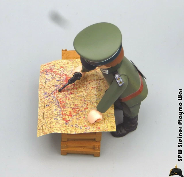 PLAYMOBIL CUSTOM WW2 COLONEL German Army LUGER PISTOL WEAPON MILITARY SOLDIER EUR 14,92