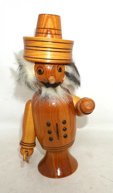 Räuchermann GITARIST MUSIKER Erzgebirge DDR Räuchermännchen NICHT GERAUCHT