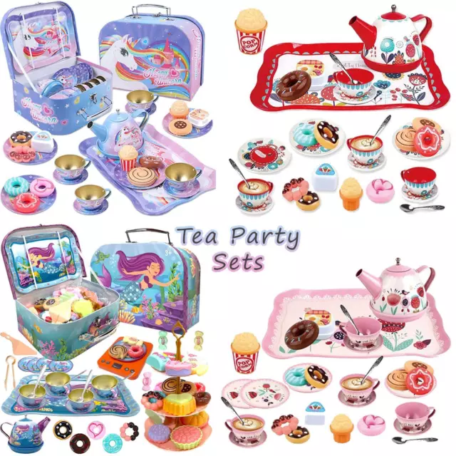 Pretend Tea Party Snacks Cookies Toys Afternoon Tea Role Play Toys Educational