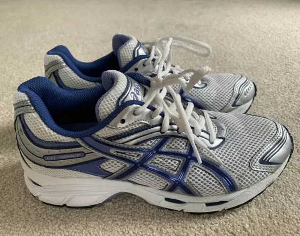 ASICS DUOMAX GEL Womens White Purple Running Sports Trainers VGC