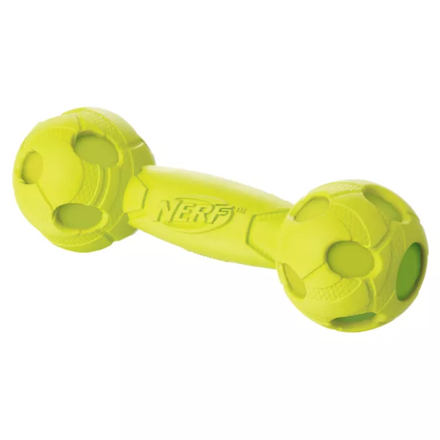 Nerf Dog Jouet pour Chien Haltère Avec Pouët-pouët, Neuf