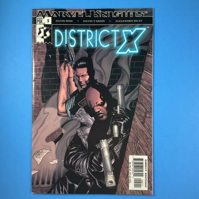 District X #5 Bishop Marvel Knights MK Comics 2004 X-Men Mutant Town!