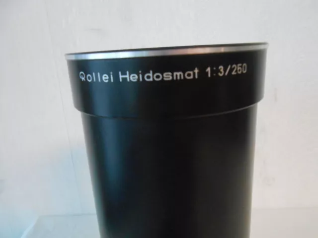 Objectif Rollei Heidosmat 1:3/250 mm 2