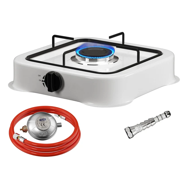 Campingkocher Gaskocher mit Deckel 1-3 Flammig Herd Kochfeld Outdoor Camping Gas
