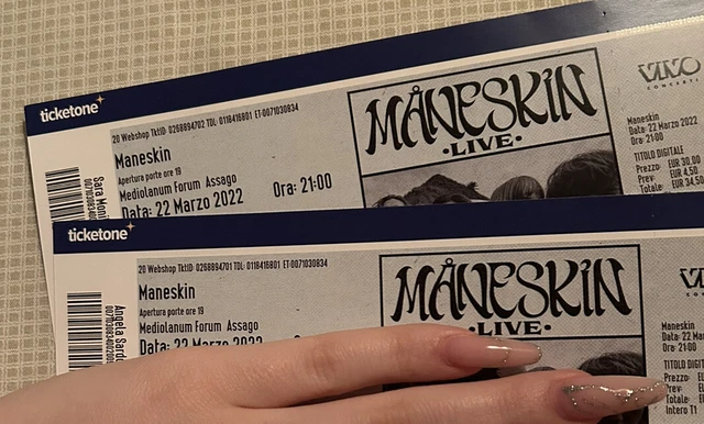 biglietti concerto maneskin
