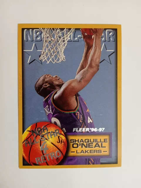 CARD FLEER 96-97 NBA BASKETBALL NBA ALL-STAR LAKERS O'NEAL n 319