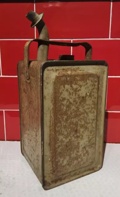 Lata de parafina vintage