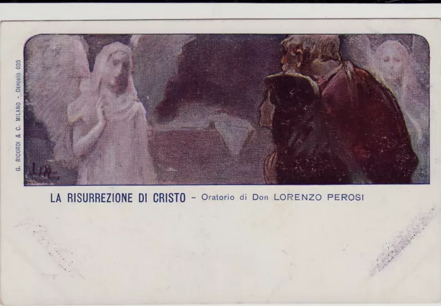 #Metlicovitz: Don Lorenzo Perosi "La Risurrezione Di Cristo"...Dep.035