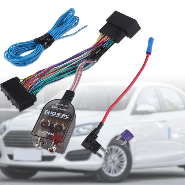 RADIO ADD A Subwoofer Amplifier Wiring Harness Plug & Play For Ford