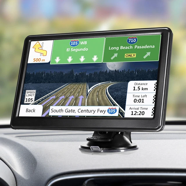 E# Portable Satellite Navigator Dual System 7 Inch HD Car GPS 256MB+16G 3D with