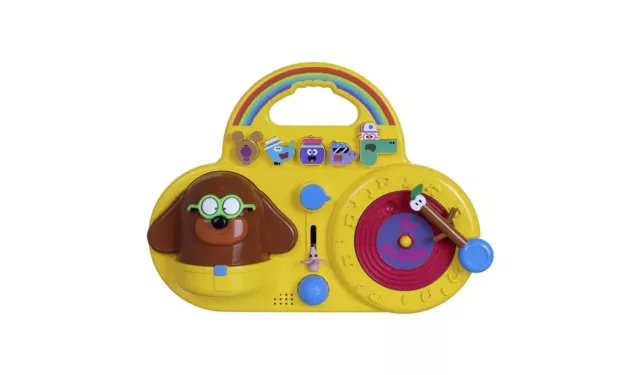 Hé Duggee Spin And Groove. Jouet musical pour enfants DJ Duggee CBeebies