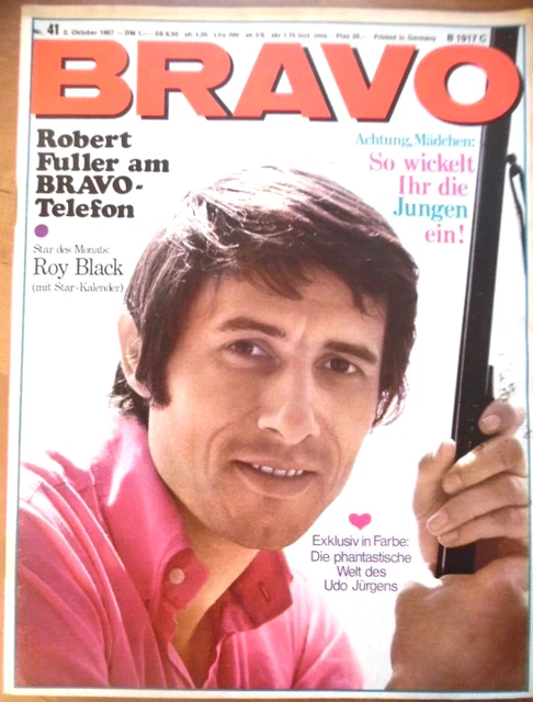 BRAVO 41 - 1967 Udo Jürgens Roy Black KINKS James Bond Brad Harris Graham Bonney