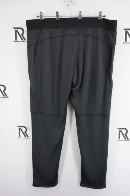 NWT Mens Under Armour Loose Fit Black Athletic Joggers Sweat Track Pants Tapered 3