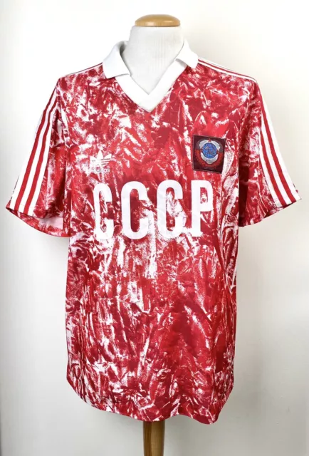 Soviet Union Home Football Shirt 1988/89 Adults Large Adidas F276