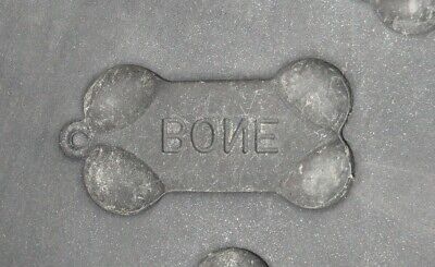 Vintage 9” Rubber Spin Casting Mold 20 Dog Doggy Bone Dogbone Treat Pendants