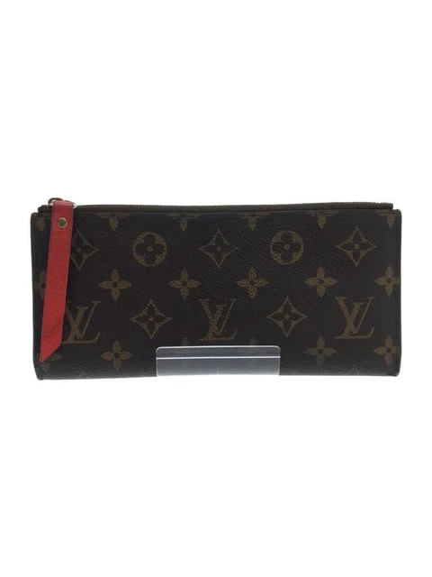 Auth LOUIS VUITTON Portefeuille Monogram Adele M61287 Long Wallet F/S