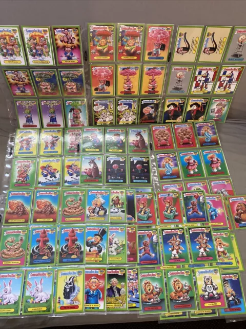 2015 Garbage Pail Kids 30Th Anniversary Complete Green Parallelset 220 Cards Gpk