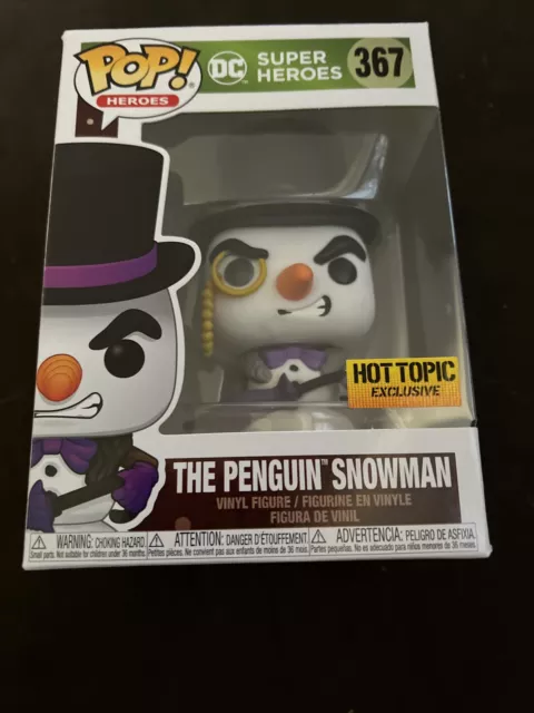 Funko Pop! Heroes: DC Super Heroes The Penguin Snowman 367 Hot Topic Exclusive