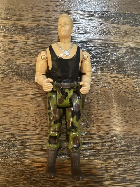 Vintage 1994 Sonic Boom Guile Action 4”Figure Capcom Street Fighter Movie Hasbro