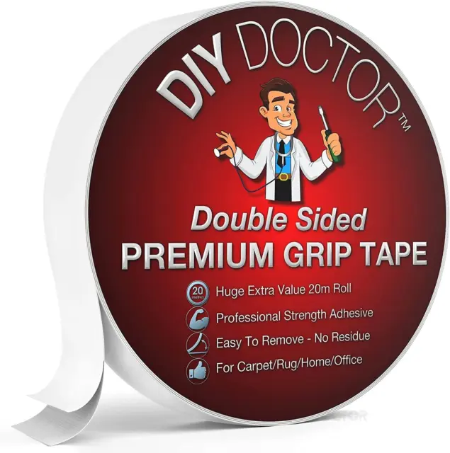 DIY Doctor Extra Strong Double Sided Carpet Tape - Carpet Double Sided Tape Heav