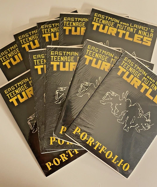 1989 MIRAGE TEENAGE MUTANT NINJA TURTLES PORTFOLIO TMNT ART PRINTS Lot of 10 New
