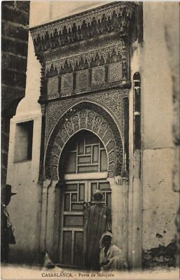 CPA AK CASABLANCA Porte de mosquée MAROC (24327)