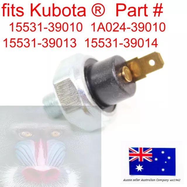 fits Kubota Engine Crankcase Oil Pressure Sensor Switch 15531-39010 1A024-39010