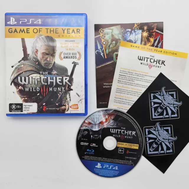 NEW PS4 PlayStation 4 Witcher 3 Wild Hunt Game of the Year Edition 13580  JAPAN