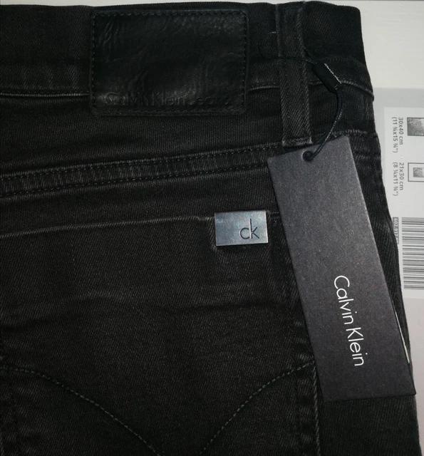 Cajlvin Klein Jeans Uomo CK Super Skinny J3EJ301674 Nero W32/L34