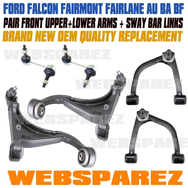 FRONT UPPER LOWER Control Arms +Sway Bar Link KIT for FORD FALCON AU2