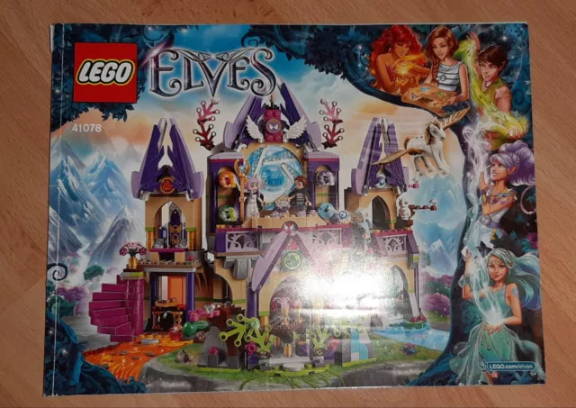 LEGO Elves Skyras geheimnisvolles Himmelsschloss 41078 nur Bauanleitung bauplan