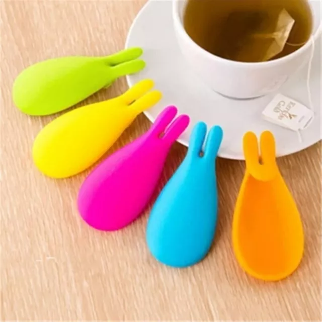 Tea Strainer Silicone Rabbit Tea Infuser Tea Filter Bag Holder Tea Diffuser Tool