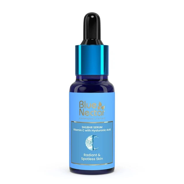Blue Nectar Siero viso ayurvedico alla vitamina C per una pelle luminosa |...