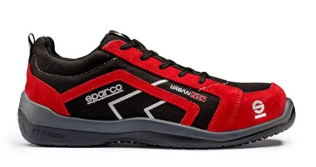 (TG. 43) Sparco 0751843NRRS S0751843NRRS, Nero/Rosso, 43 - NUOVO
