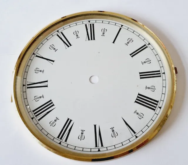 Brass Clock Bezel and Glass 180mm Roman Dial German Made Quality