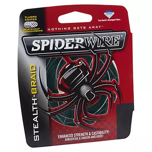 Spiderwire Stealth NEW YELLOW Braid Fishing Line 125 yd (Superline 6lb - 50lb)