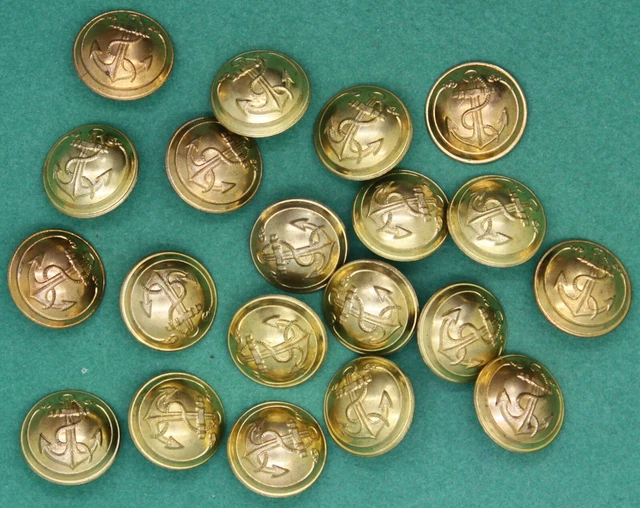 Lot 20 Boutons Vintage Vert Prune - Taille 1,1 Cm, Référence 3092, Série 3, Occasion, Parfait Pour La Couture, La Customisation Ou La Décoration