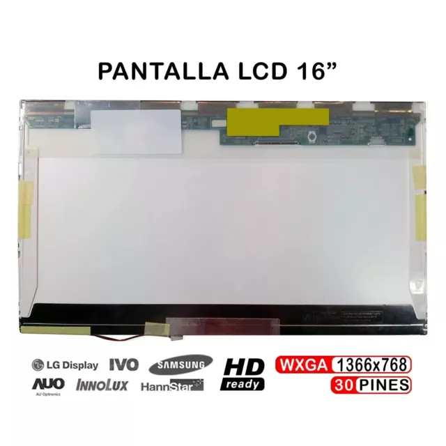 Pantalla 16" Hd Lcd Ccfl Samsung Ltn160At01 Display