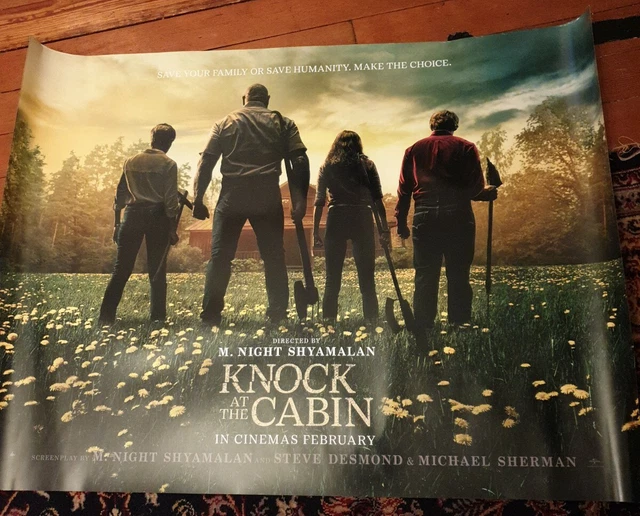 CINEMA POSTER: KNOCK AT THE CABIN 2023 (Quad) Dave Bautista Rupert ...